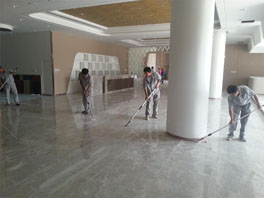 鹰隆环境新建建筑物开荒保洁流程